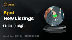 Luigi (LUIGI) entra a far parte del mercato spot di WEEX con LUIGI USDT che sarà presto disponibile per il trading