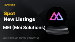 Mei Solutions (MEI) 在 WEEX Spot 上市