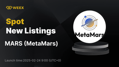 MetaMars (MARS) 在 WEEX 上線 MARS USDT 交易對
