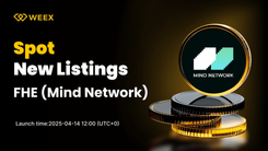 Mind Network (FHE) agora disponível no WEEX Spot - O par de negociação FHE USDT entra em operação