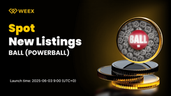 POWERBALL (BALL) Joins WEEX Spot with BALL USDT Trading Going Live
