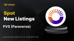 Paraverse (PVS) 现已在 WEEX 上上线，PVS USDT 交易开启