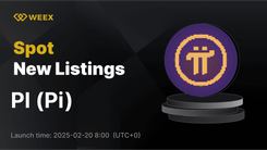 Pi (PI) 在 WEEX 上市，PI USDT 交易對現已推出