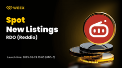 Reddio (RDO) Lists on WEEX Spot