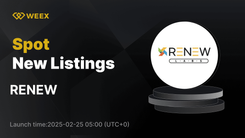 Renew Labs (RENEW) 上市及 RENEW USDT 交易對在 WEEX 上即時交易