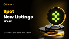 SKATE New Listed on WEEX Spot with SKATE USDT Trading Pair