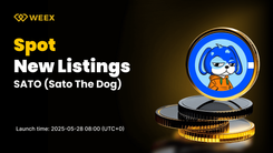 Sato The Dog (SATO) Debuts on WEEX – SATO USDT Spot Trading Opens May 28