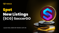 SoccerGO (SCG) Gets Listed on WEEX Spot