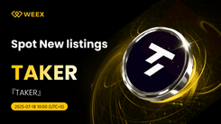 TAKER Token Now Trading Live on WEEX Spot