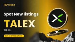 TaleX (TALEX) Now Trading on WEEX with TALEX USDT Pair Live