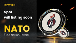 The Nation Token (NATO) Will Be Listed on WEEX Spot