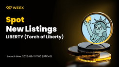 Torch of Liberty (LIBERTY) Now Available on WEEX Spot with LIBERTY USDT Trading