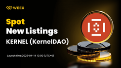 A WEEX lista a KernelDAO (KERNEL) no mercado à vista - Negociação da KERNEL USDT já está aberta