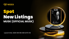 WEEX New Listing - OFFICIAL MUSK Will be Listed on WEEX Spot Trading