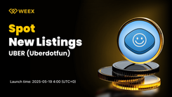 WEEX to Launch Uberdotfun (UBER) Spot Trading on May 19