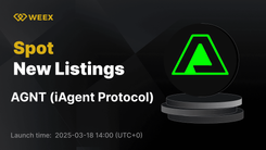 iAgent 协议 (AGENT) 现可在 WEEX 上使用 - AGENT USDT 交易开启